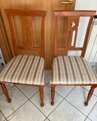 Sedie in legno