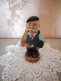 Statuetta artigianale "U mafiuso" in terracotta