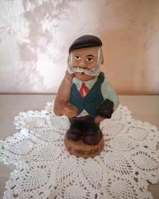 Statuetta artigianale "U mafiuso" in terracotta