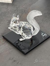 Swarovski Scoiattolo con Nocciola su Base Nera