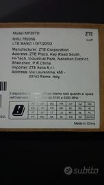 Router ZTE modello MF297D
