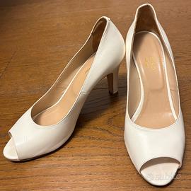 Scarpe open toe bianche - taglia 39