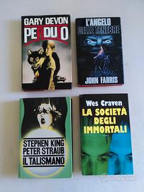 Quattro romanzi horror, thriller, suspense