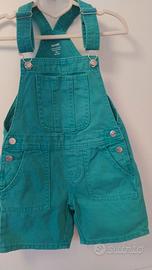 Pantaloncini di jeans salopette