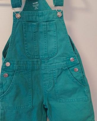 Pantaloncini di jeans salopette