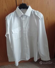 Camicia bianca uomo Marina militare 
