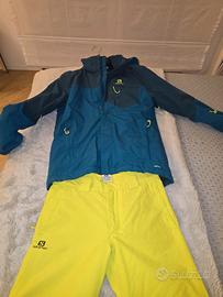 Salomon: completo neve giacca e pantalone Uomo S