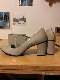 Décolleté Mauro Leone panna/beige (vernice)