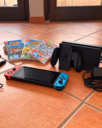 Nintendo Switch V2 (2019) + 3 giochi