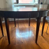 Consolle trasformabile in tavolo antiquariato