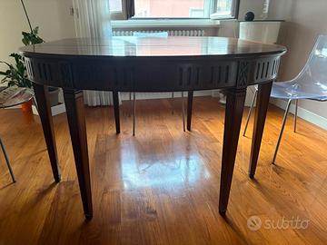 Consolle trasformabile in tavolo antiquariato