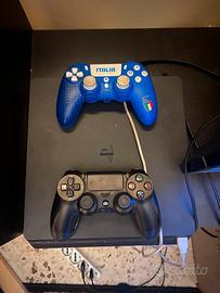 PS4 slim + controller originale e controller dell’