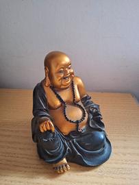 Statuetta Decorativa Buddha Ridente Budai - Bronzo