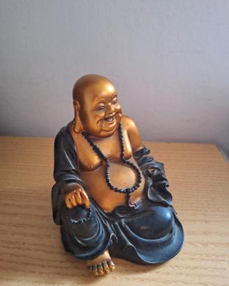 Statuetta Decorativa Buddha Ridente Budai - Bronzo