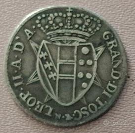 Moneta da 1/4 di fiorino 1827