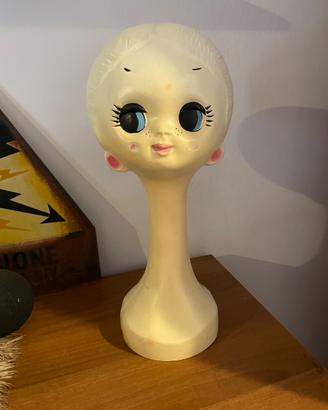 Twiggy mannequin head  modernariato pop art