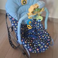 sdraietta neonati chicco dreams blu luci e suoni