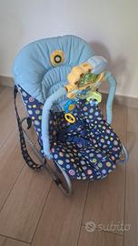 sdraietta neonati chicco dreams blu luci e suoni