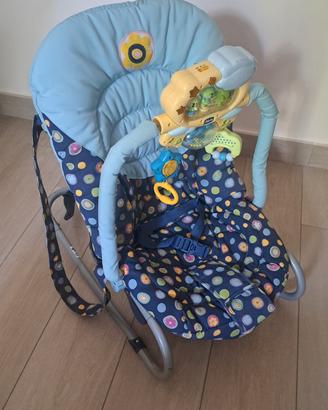 sdraietta neonati chicco dreams blu luci e suoni