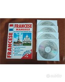 Libro Corso di francese, Francese manuale con 4 cd