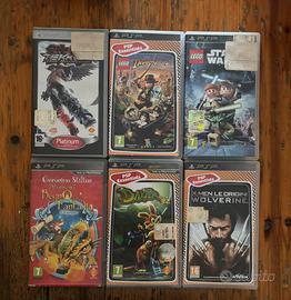 Lotto giochi PSP usati: X-Men, Star Wars, ecc