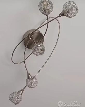 lampadario 5 globi