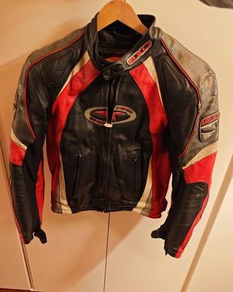 Giacca da moto AXO Racing in vera pelle