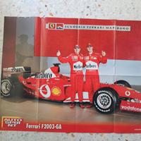 Doppio Poster Ferrari F2003GA