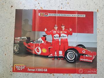 Doppio Poster Ferrari F2003GA