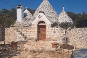 Trullo rustico con forno antico