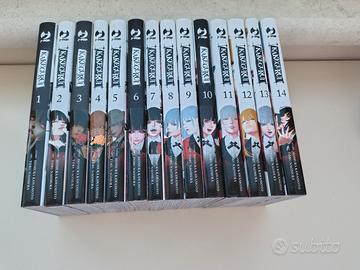 Lotto fumetti manga Kakegurui dal n. 1 al n. 14