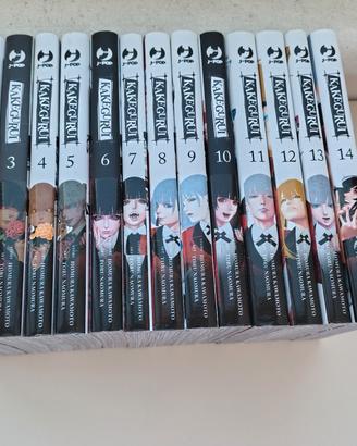 Lotto fumetti manga Kakegurui dal n. 1 al n. 14