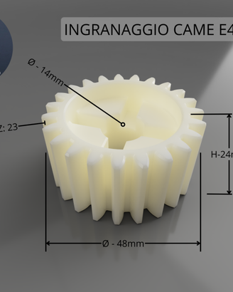 Ingranaggio CAME E450 Compatibile Ricambio Nylon