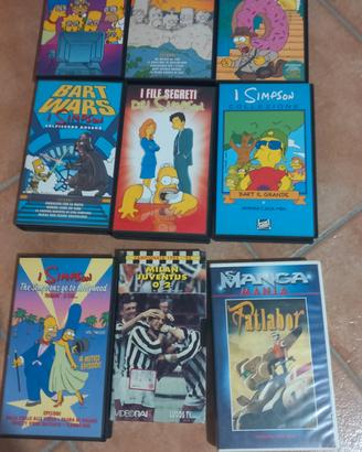 9 videocassette funzionanti