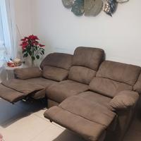 DIVAN 3 POSTI RECLINABILE ELETTRICO