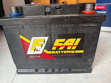 Batteria auto 62Ah usata, funzionante