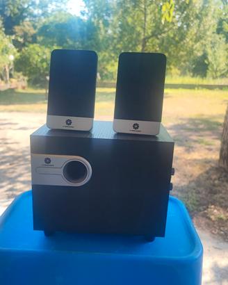 casse audioCasse audio 2.1 per pc/notebook.