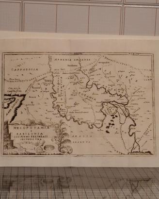 Mappa antica Iran/Irak/Siria/Turchia.Molto attuale