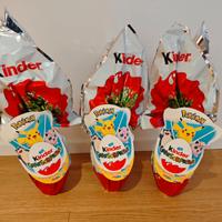 3 UOVA KINDER GRAN SORPRESA POKEMON SET COMPLETO