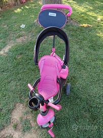  triciclo bambina rosa smart trike 3 in 1