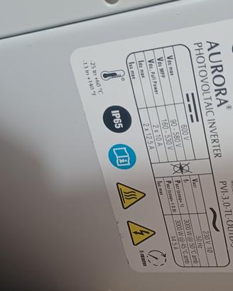 fotovoltaico inverter power one 