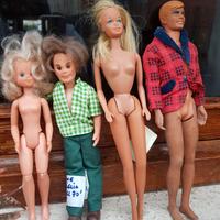 LOTTO BARBIE KEN E PERSONAGGI HAPPY FAMILY MATTEL