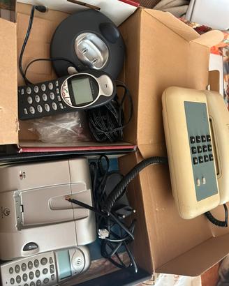 Coppia Telefoni Cordless Anni 2000 + OMAGGIO