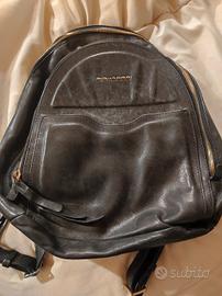 zaino Piquadro in pelle nera