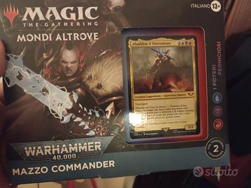 Mazzo Commander Warhammer40k Poteri Perniciosi ITA
