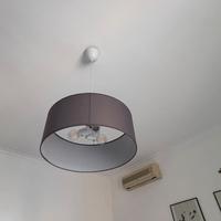 Lampadario in tela nero Ikea