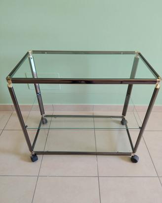 Carrello porta uso multifunzione in vetro