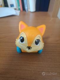 Giocattolo volpe con ruote