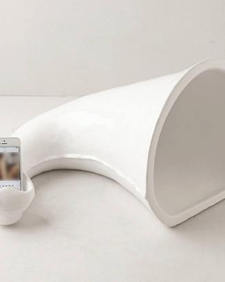 iPhone speaker in porcellana - design Pols Potten