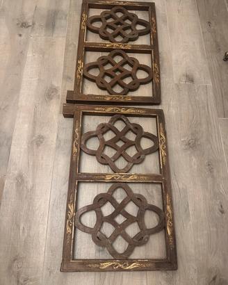Coppia di panelli Decorativi d’epoca